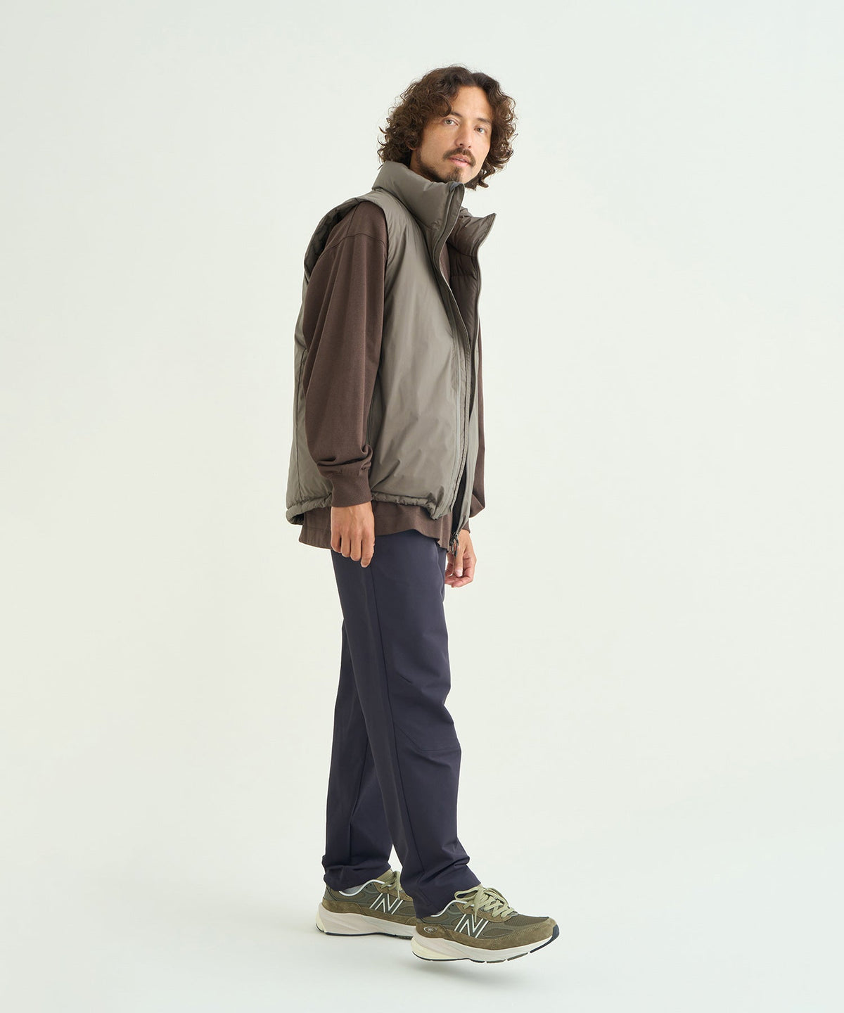 NANGA AURORA TEX STAND COLLAR DOWN VEST