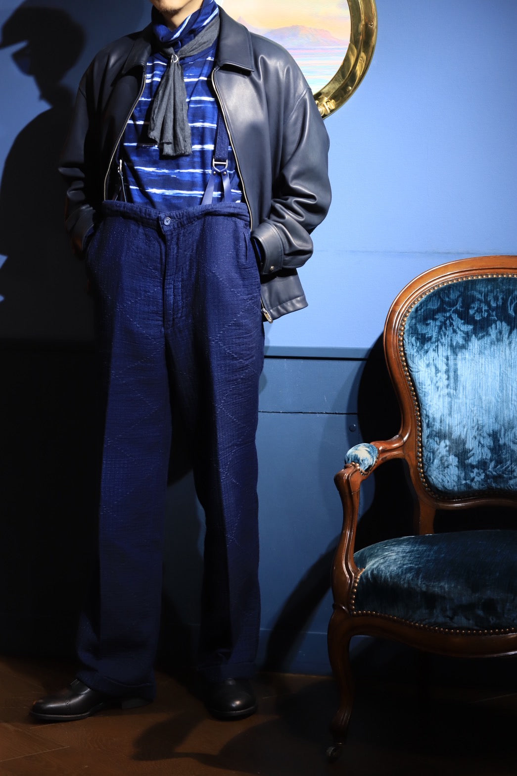 Porter Classic ARTIST BORDER TURTLENECK