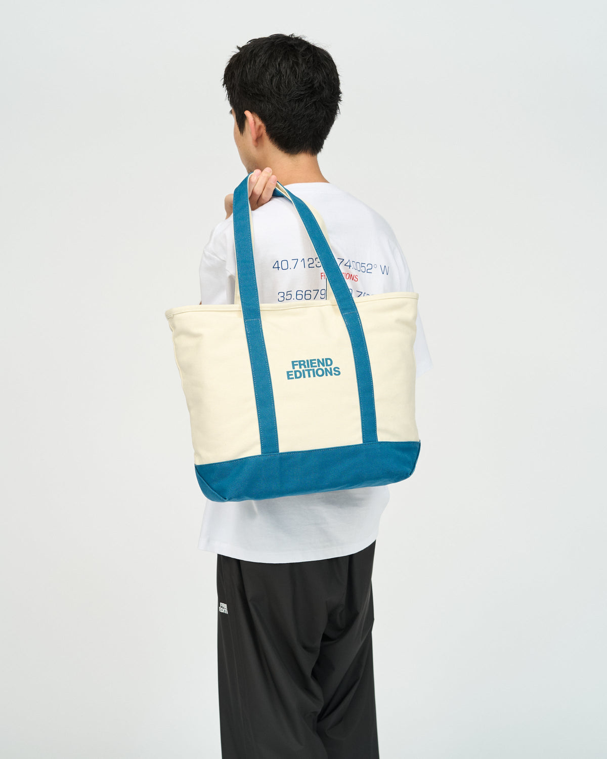 FRIEND EDITIONS × FreshService UTILITY CANVAS TOTE ”FE MONOGRAM”