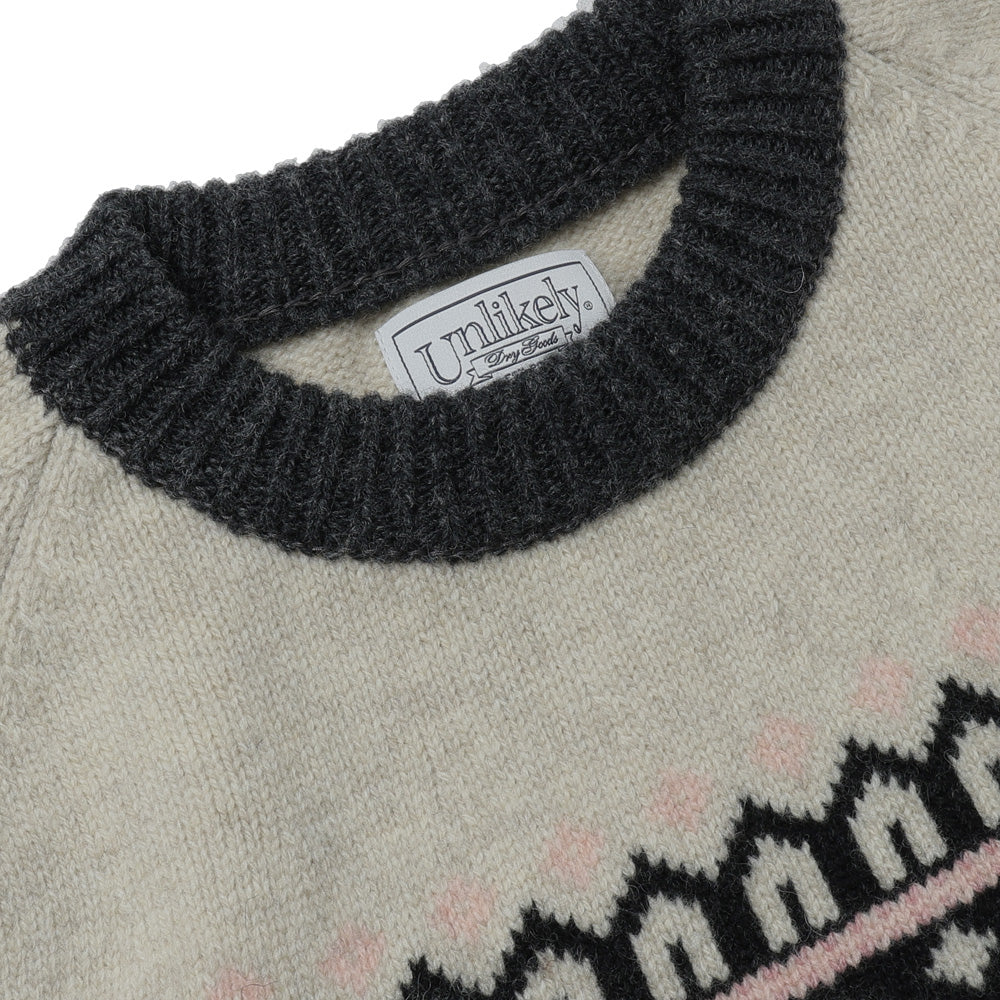 Unlikely Fair Isle "Snow Flake"