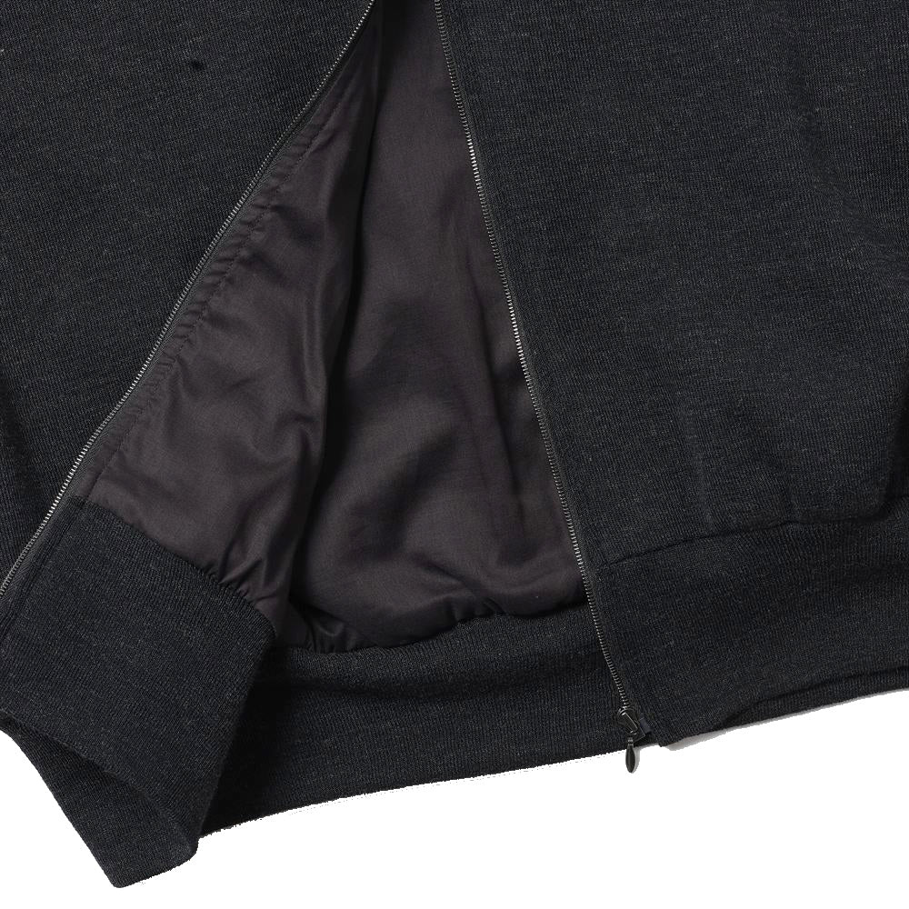 COMOLI Wool Knit Track Jacket