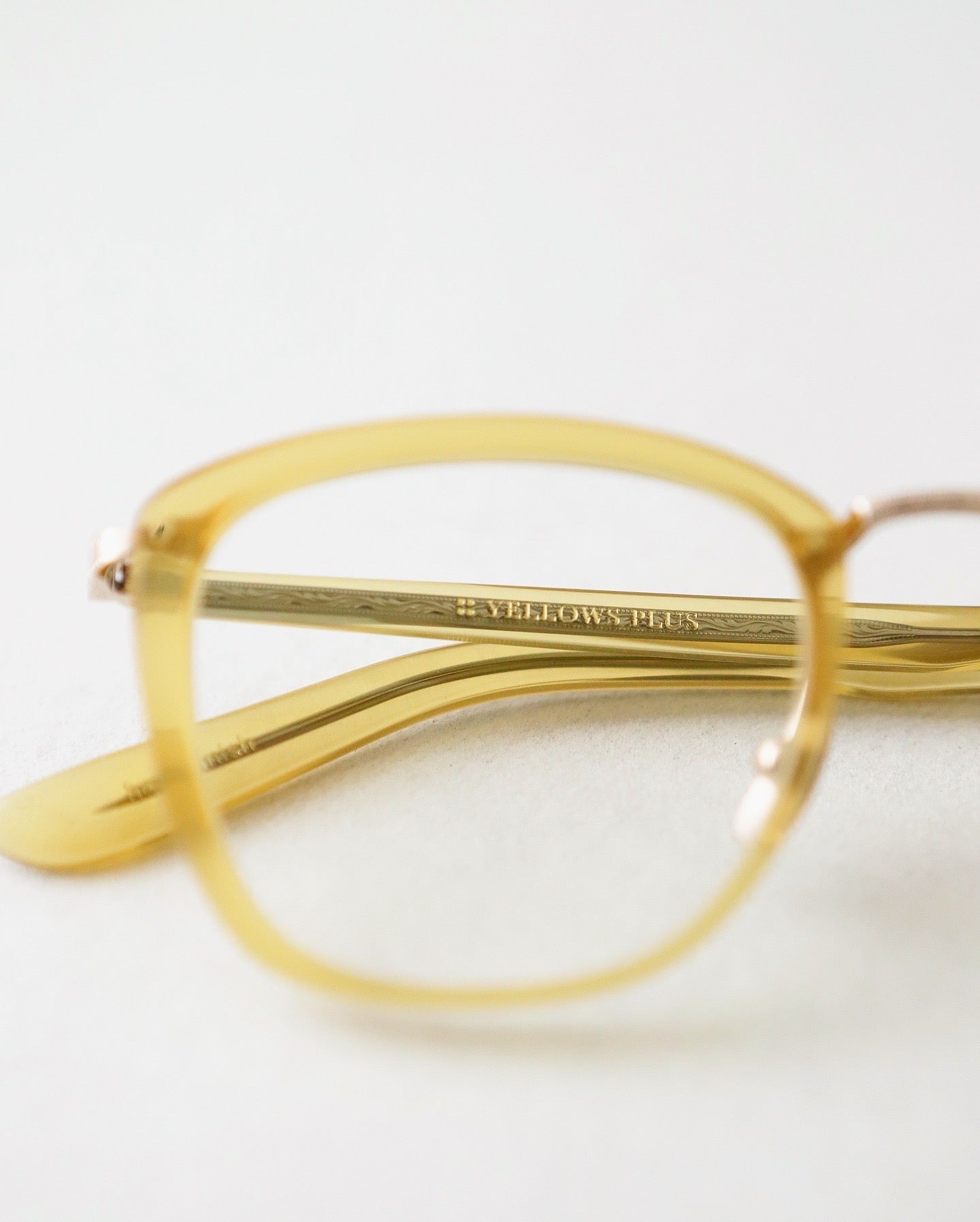 YELLOWS PLUS SUNGLASS JASTIN - Vintage Clear
