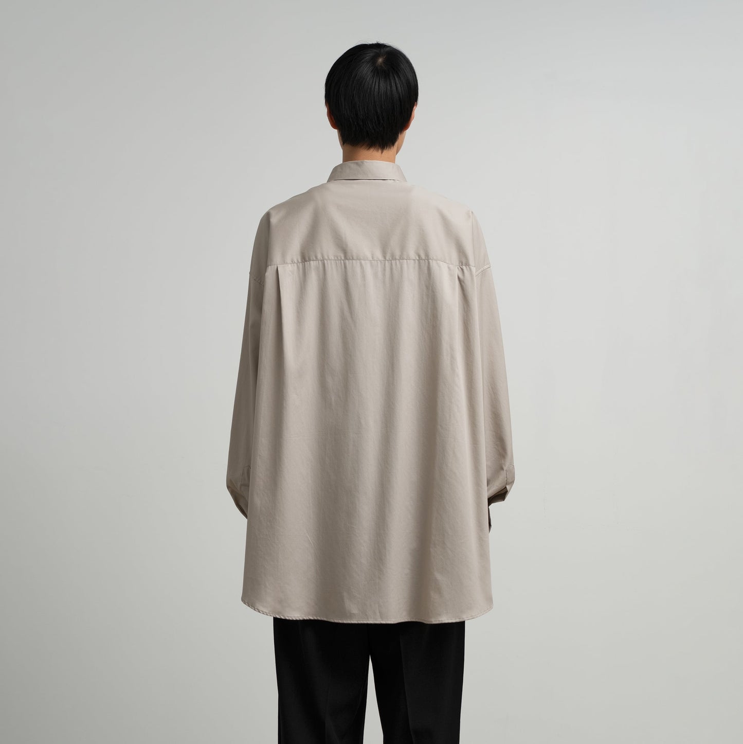 Graphpaper Silicon Poplin Oversized Regular Collar Shirt
