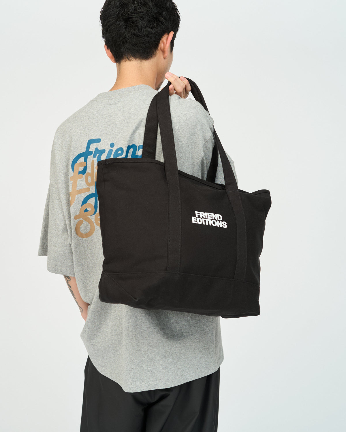 FRIEND EDITIONS × FreshService UTILITY CANVAS TOTE ”FE MONOGRAM”