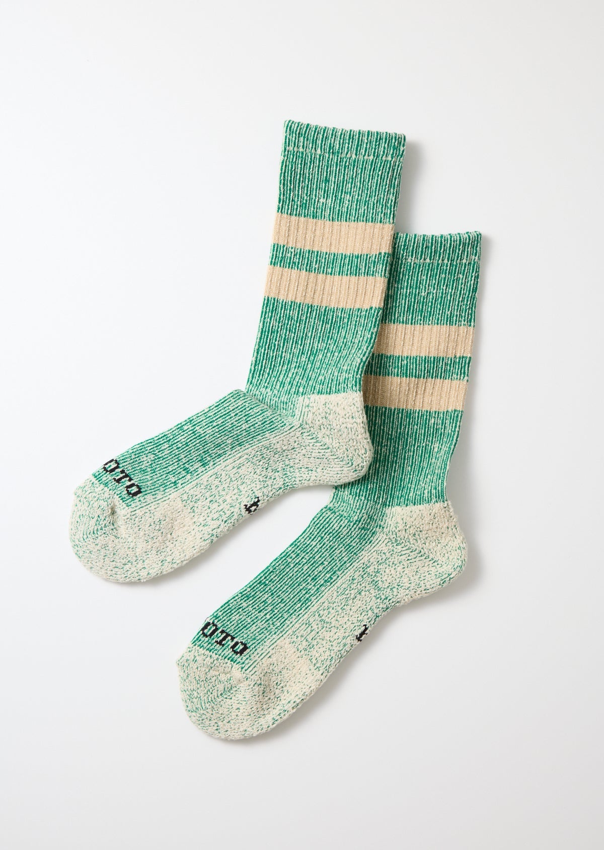 RoToTo PILE STRIPE MARL SOCKS
