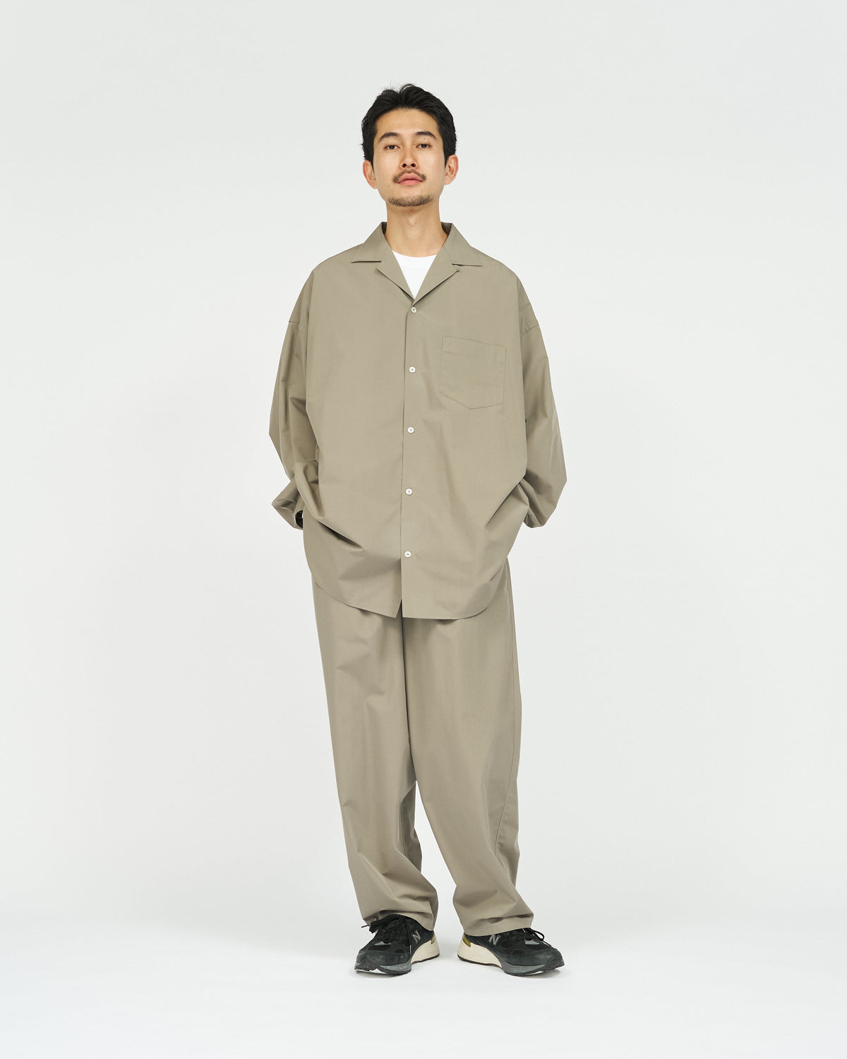 FreshService AIR POPLIN TWO TUCK EASY PANTS