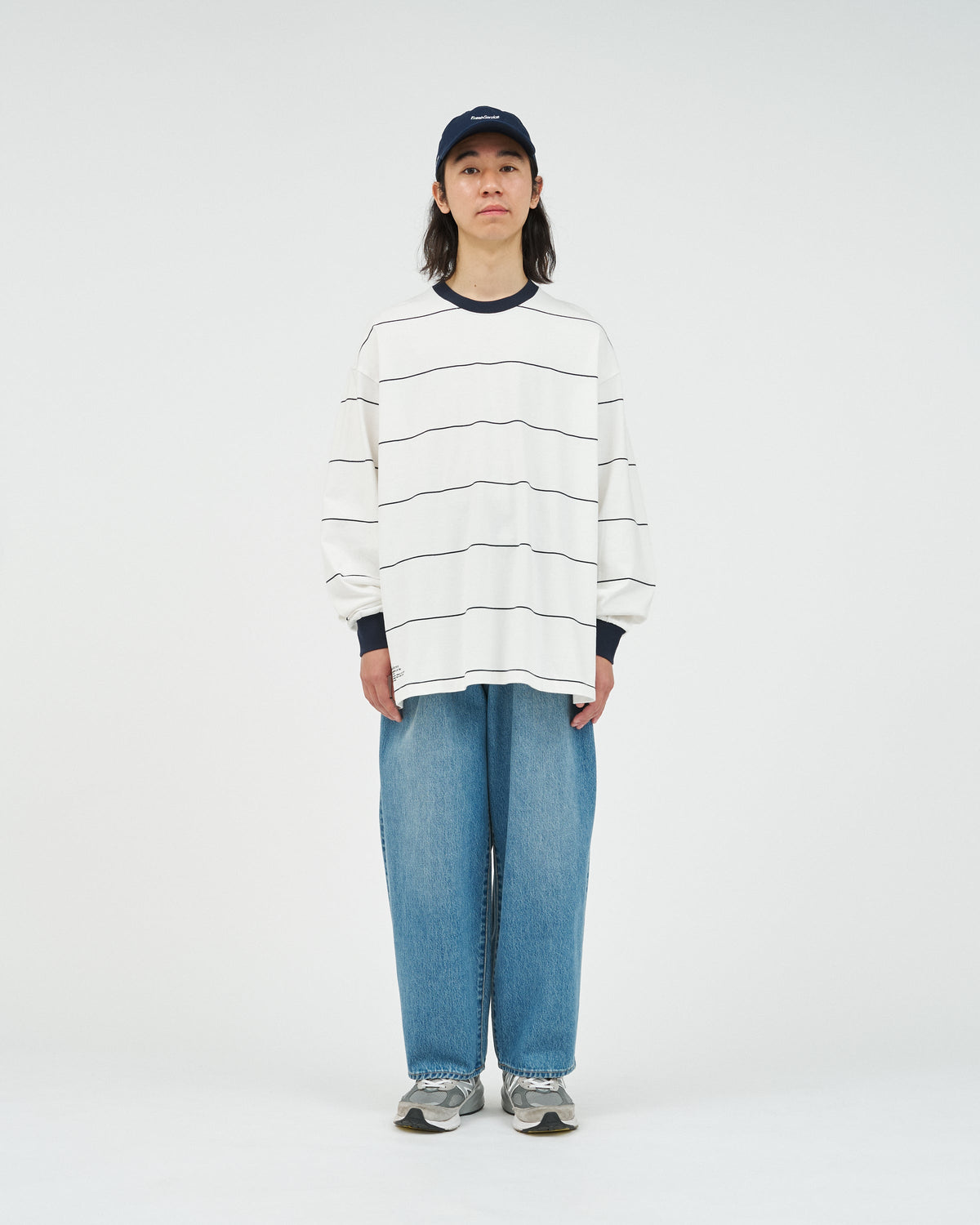 FreshService PIN BORDER L/S TEE