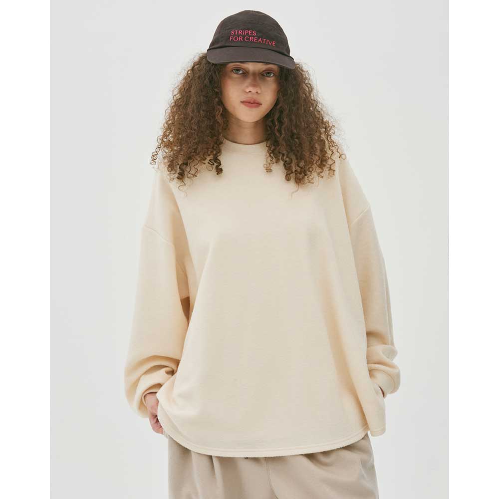 S.F.C (STRIPES FOR CREATIVE) SUPER BIG LS TEE (ROUND KNIT SEW)