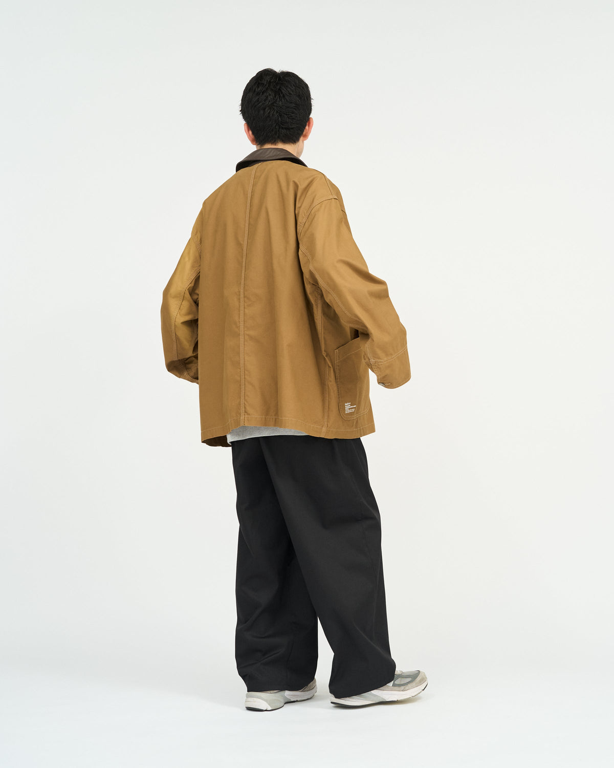 FreshService COTTON CANVAS LEATHER COLLAR WORK JACKET