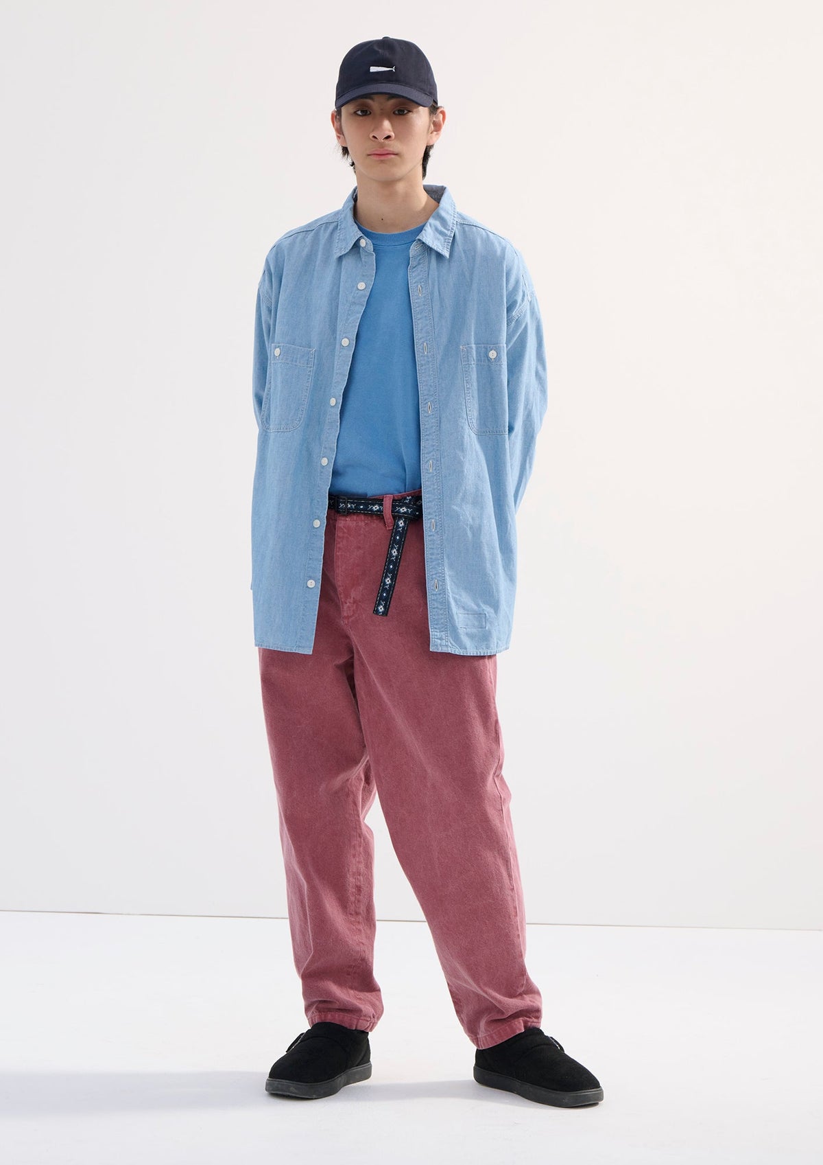DESCENDANT DC-6 TWILL TROUSERS PIGMENT DYE