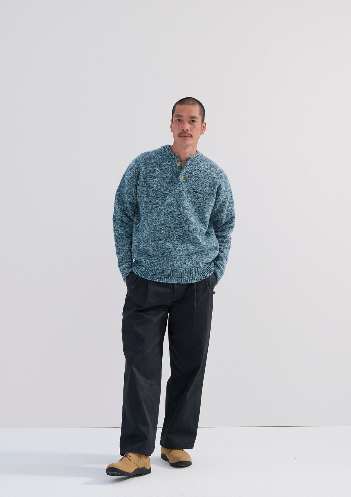 DESCENDANT DC-3 ORGANIC COTTON TWILL TROUSERS