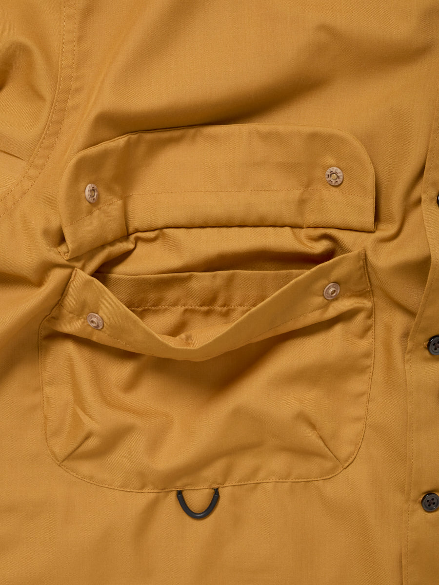 DAIWA PIER39 TECH SPORTS OPEN COLLAR SHIRT L/S SOLID