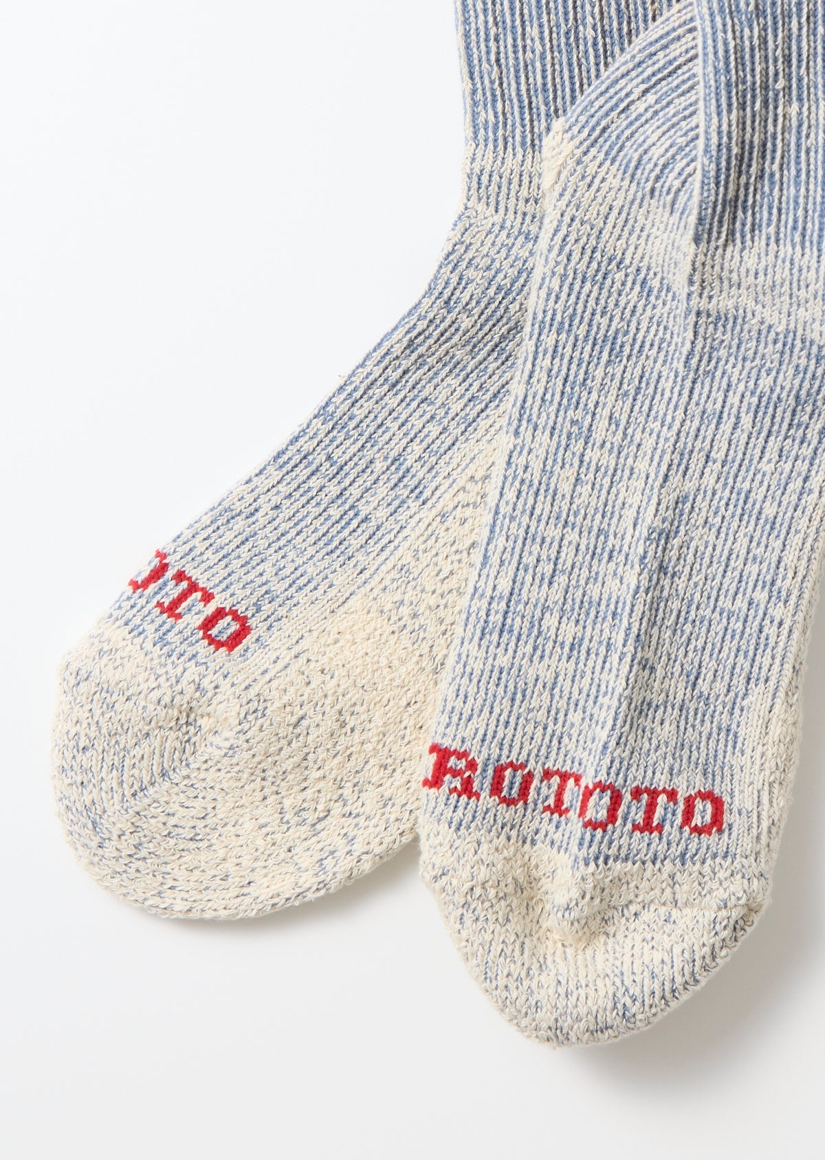 RoToTo PILE STRIPE MARL SOCKS