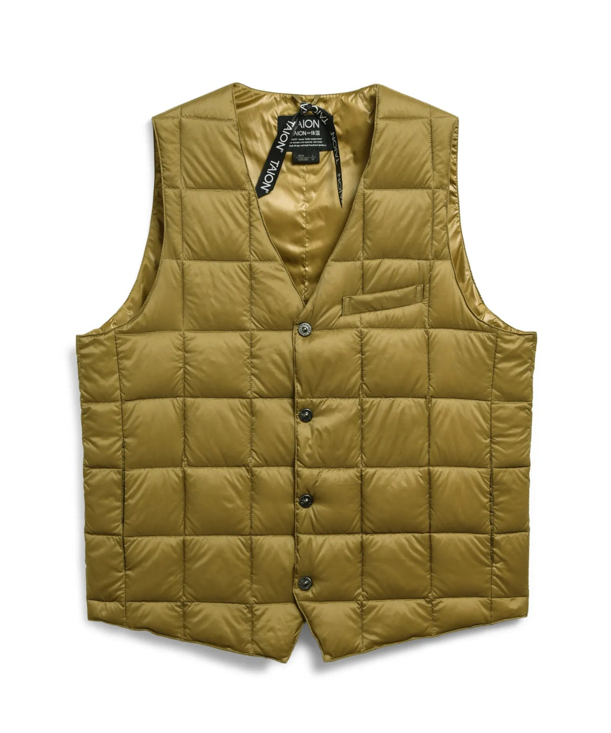 TAION Basic V-Neck Button Down Vest