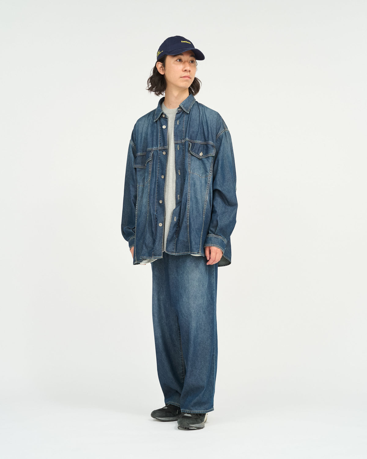 FreshService N/C TECH DENIM TRUCKER SHIRT
