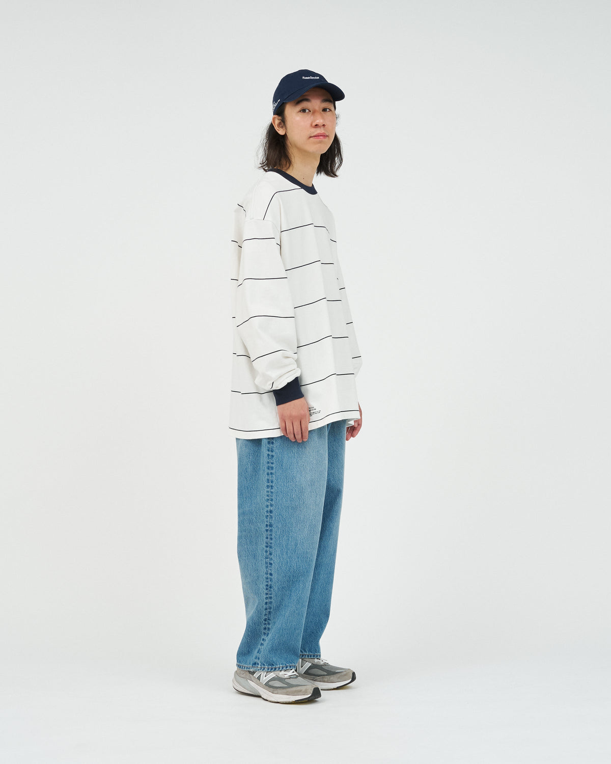 FreshService PIN BORDER L/S TEE