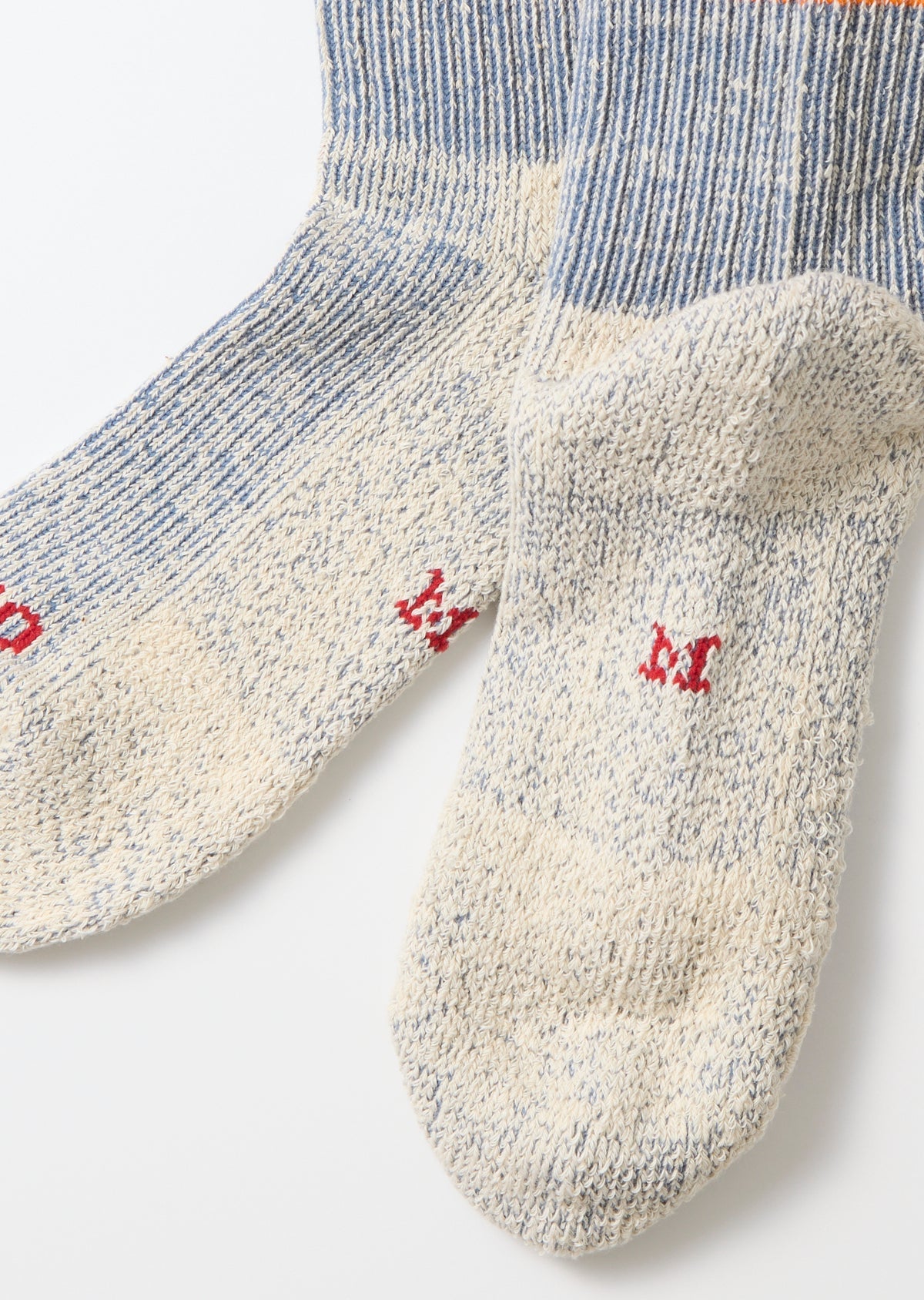 RoToTo PILE STRIPE MARL SOCKS