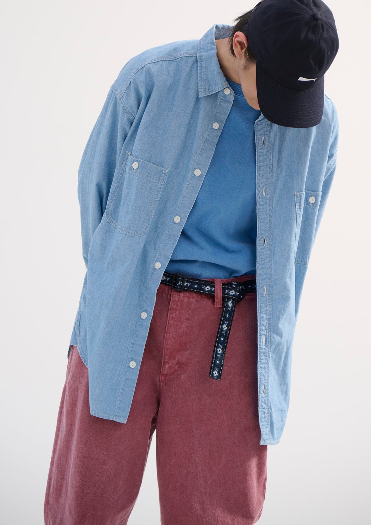 DESCENDANT DC-6 TWILL TROUSERS PIGMENT DYE