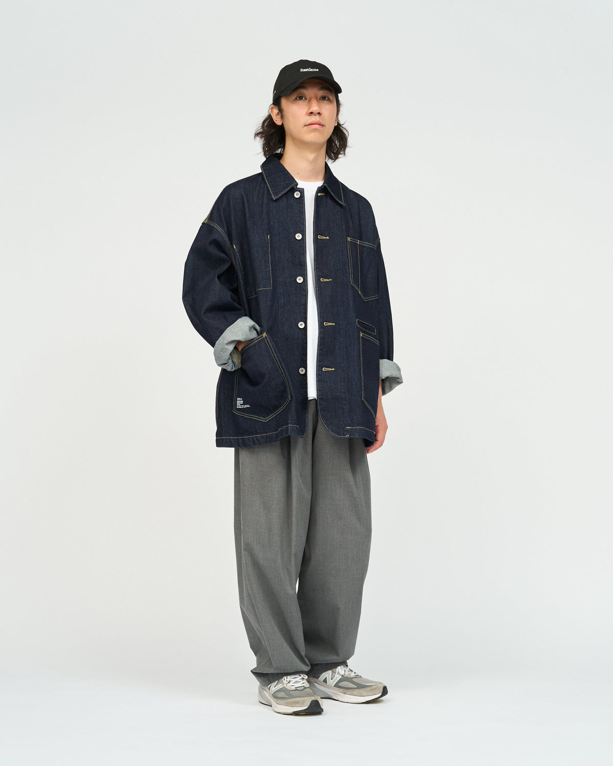 FreshService AIR POPLIN TWO TUCK EASY PANTS
