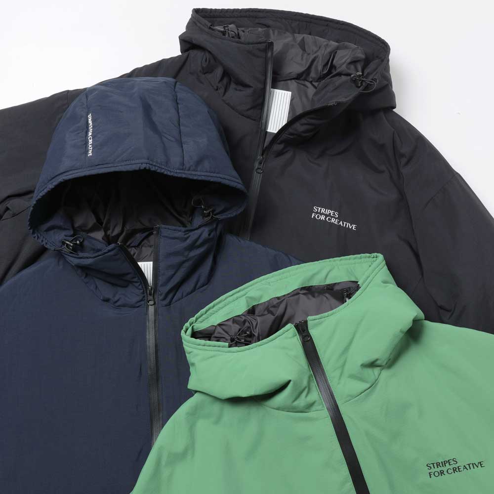 S.F.C (STRIPES FOR CREATIVE) PADDED HOODY