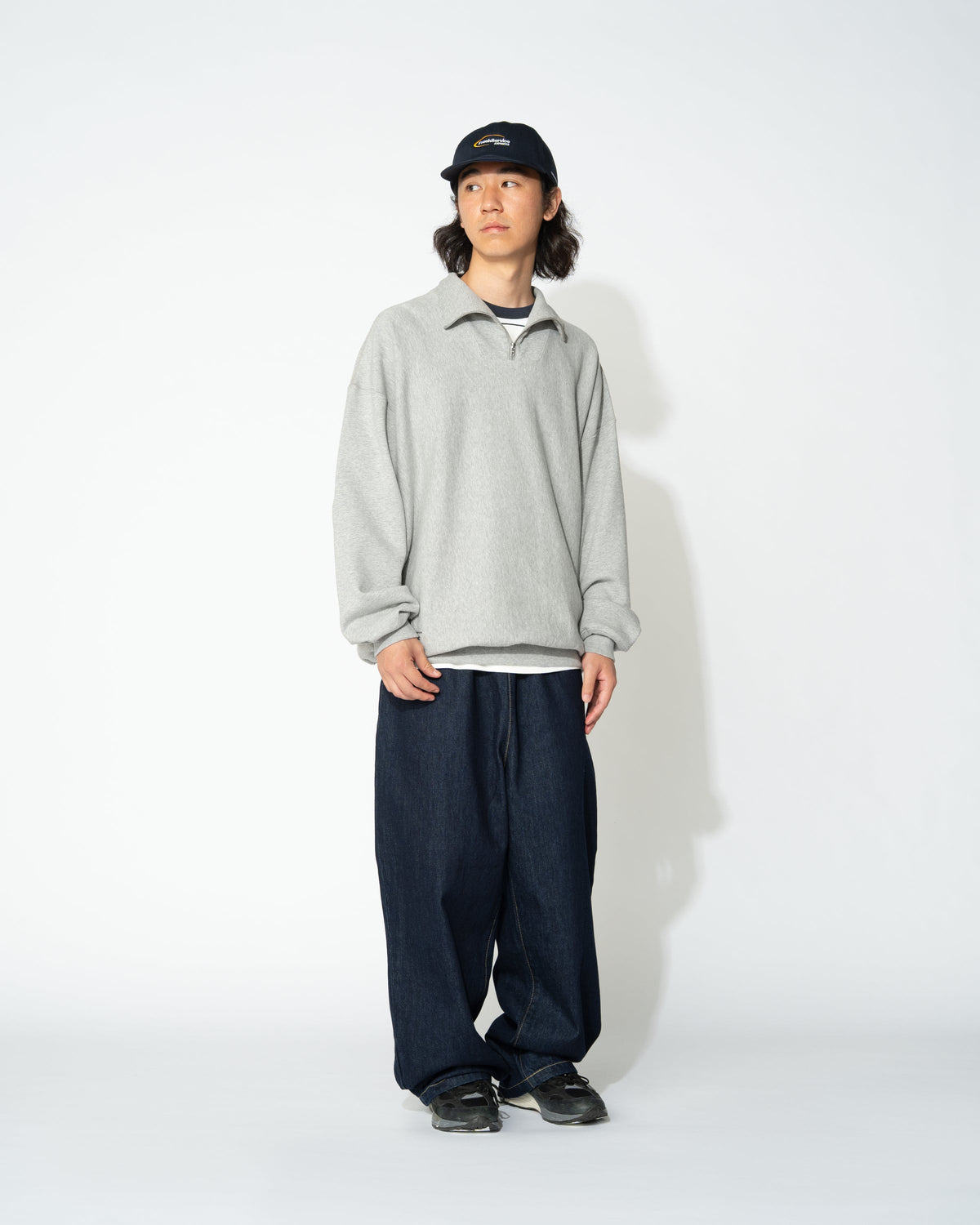 FreshService CLASSIC TERRY SWEAT HALF ZIP