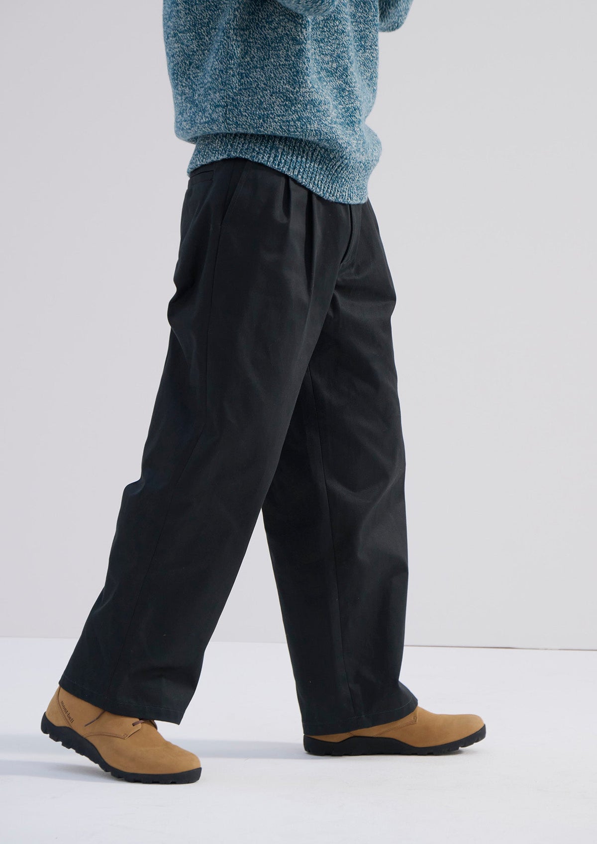 DESCENDANT DC-3 ORGANIC COTTON TWILL TROUSERS