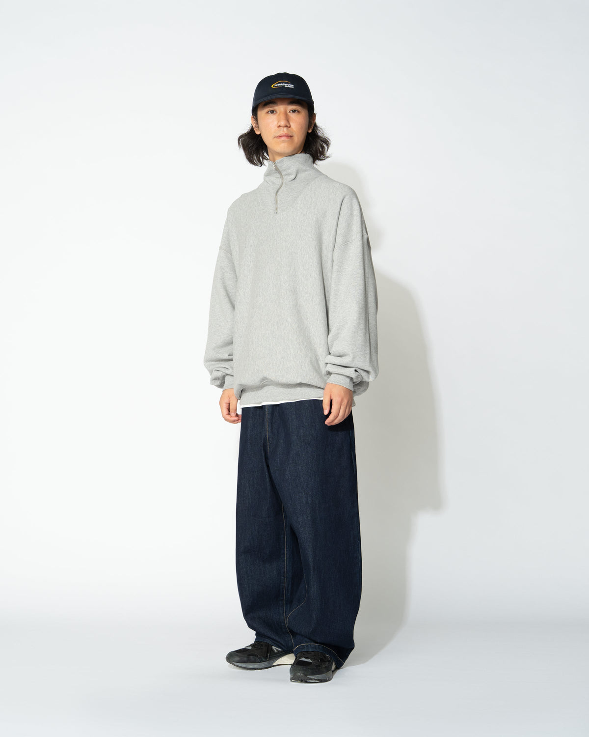 FreshService CLASSIC TERRY SWEAT HALF ZIP
