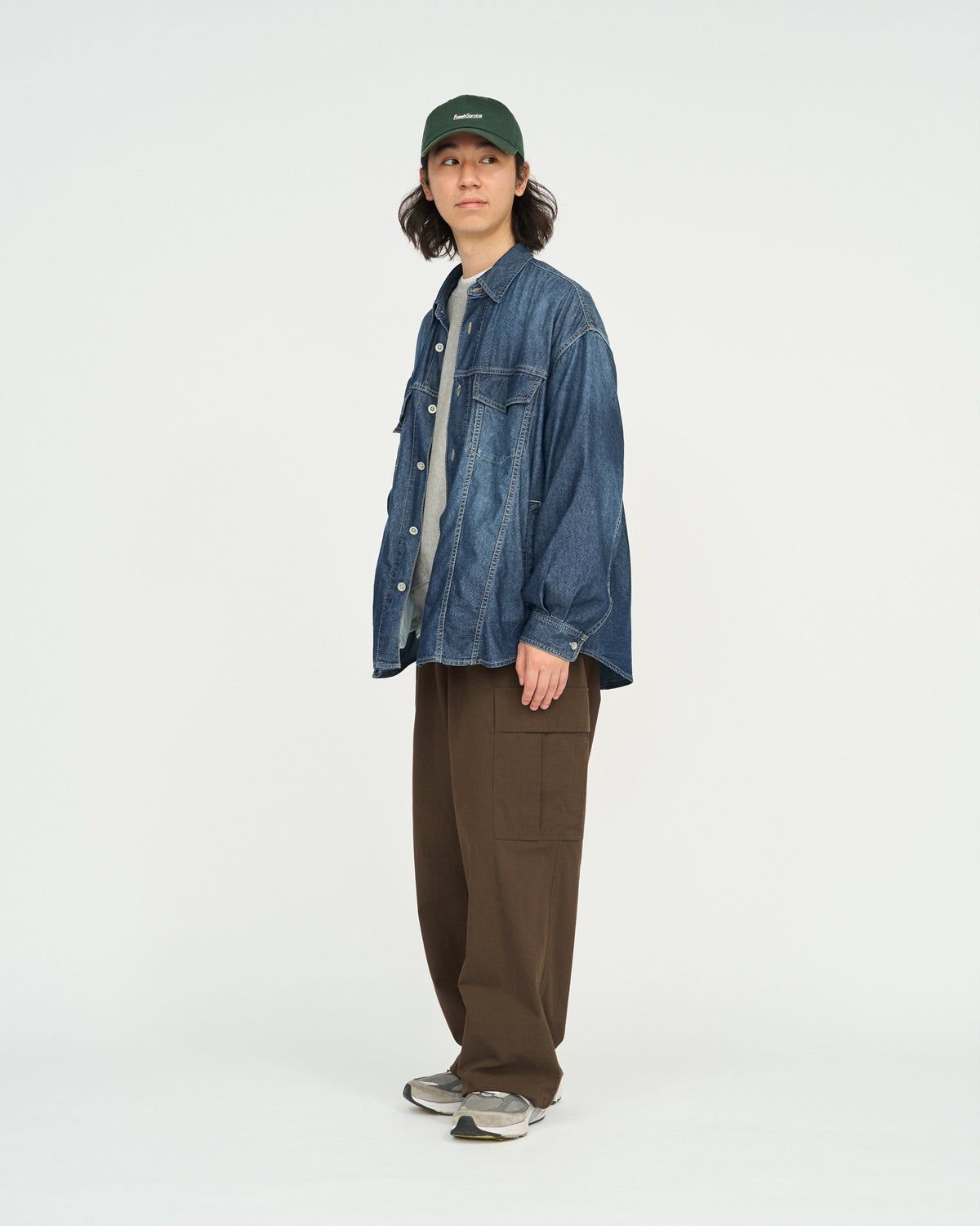 FreshService N/C TECH DENIM TRUCKER SHIRT