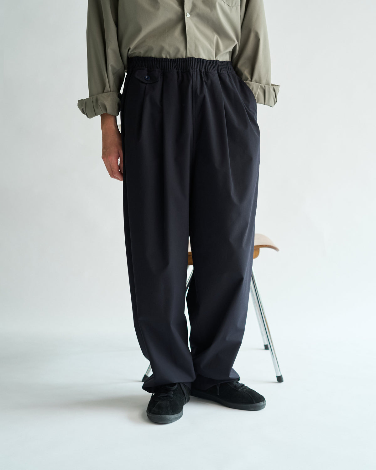 FreshService AIR POPLIN TWO TUCK EASY PANTS