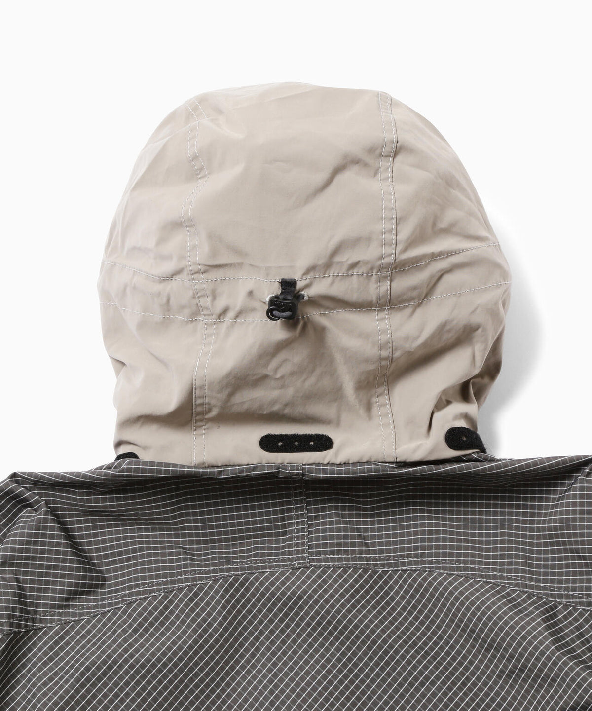 and wander x Brompton reflective rip hoodie