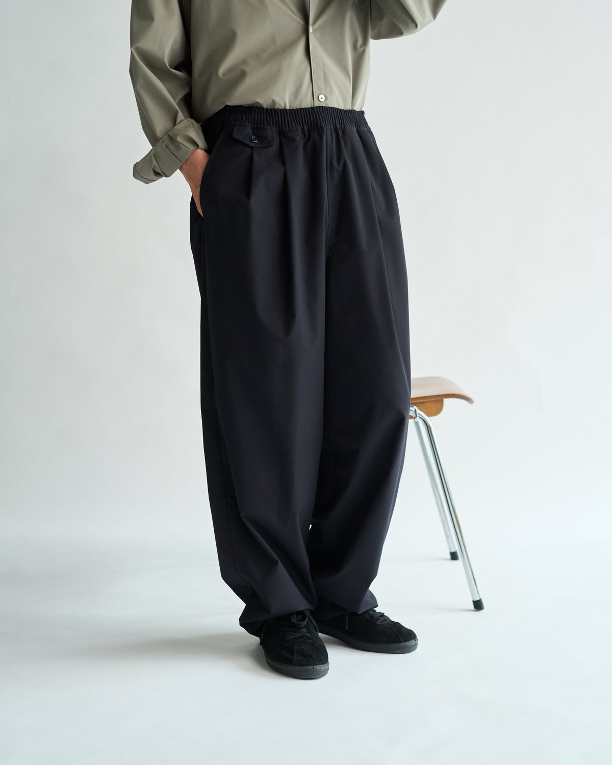 FreshService AIR POPLIN TWO TUCK EASY PANTS