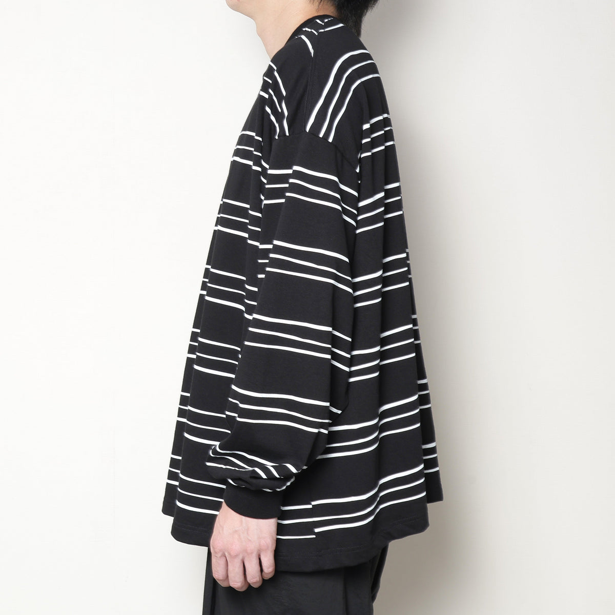 S.F.C (STRIPES FOR CREATIVE) SUPER BIG LS TEE (MULTI STRIPE)