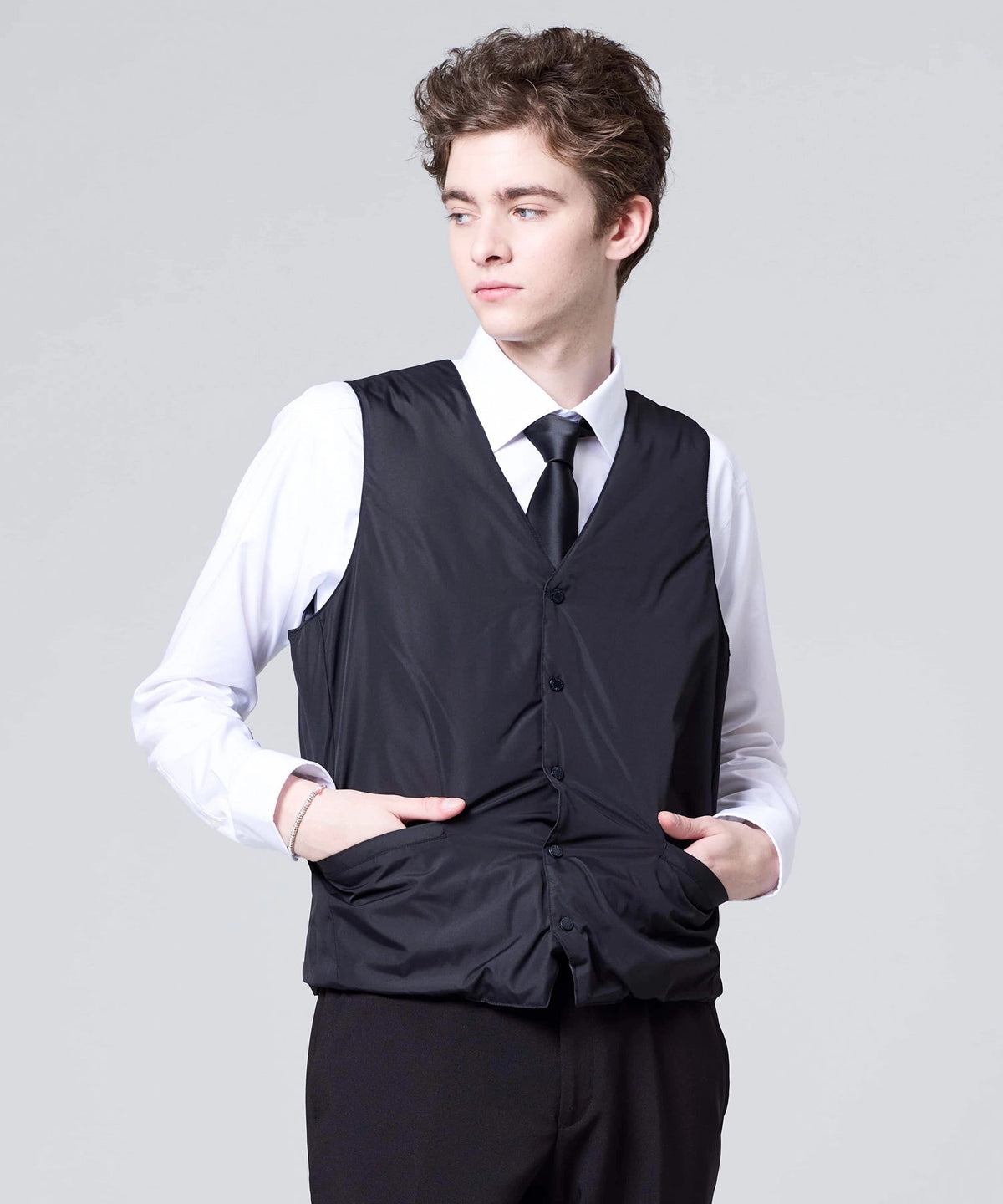 TAION City Line Reversible Single-Button Down Vest