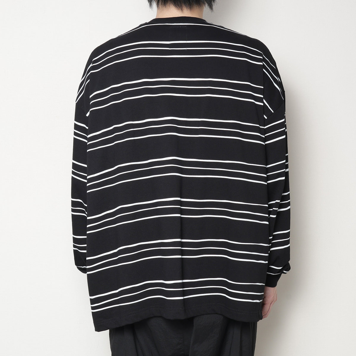 S.F.C (STRIPES FOR CREATIVE) SUPER BIG LS TEE (MULTI STRIPE)