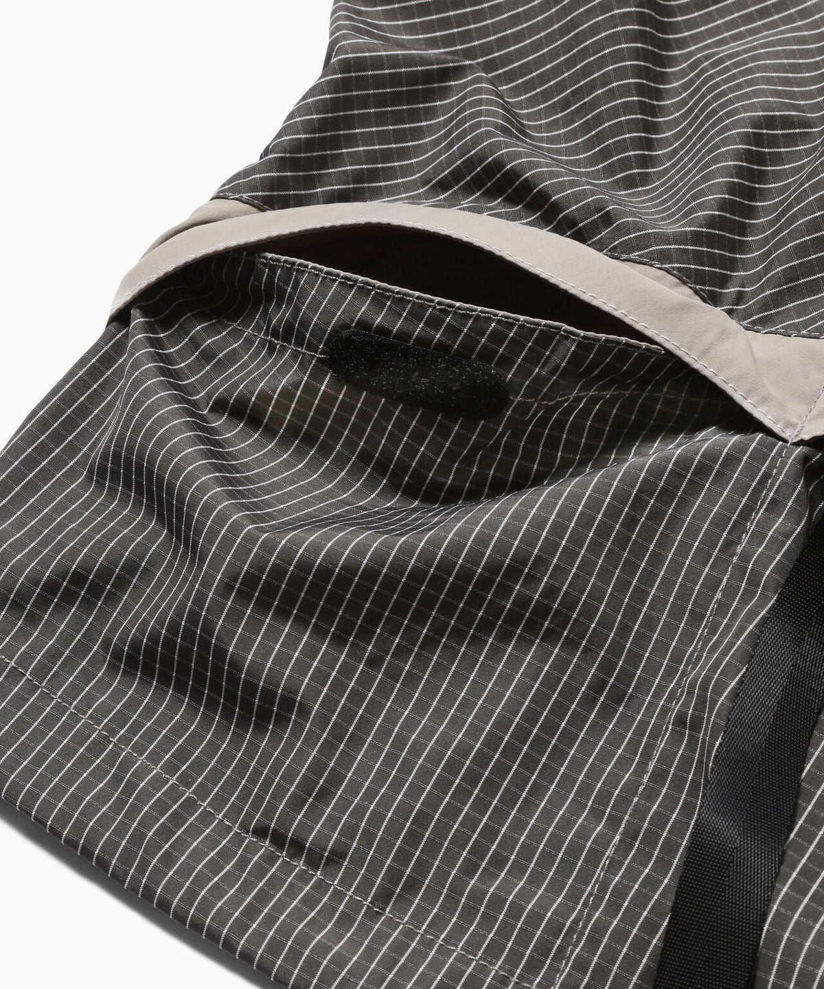 and wander x Brompton reflective rip hoodie