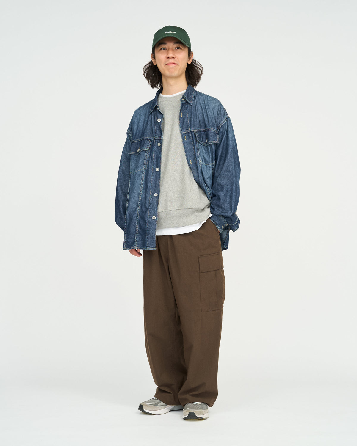 FreshService N/C TECH DENIM TRUCKER SHIRT