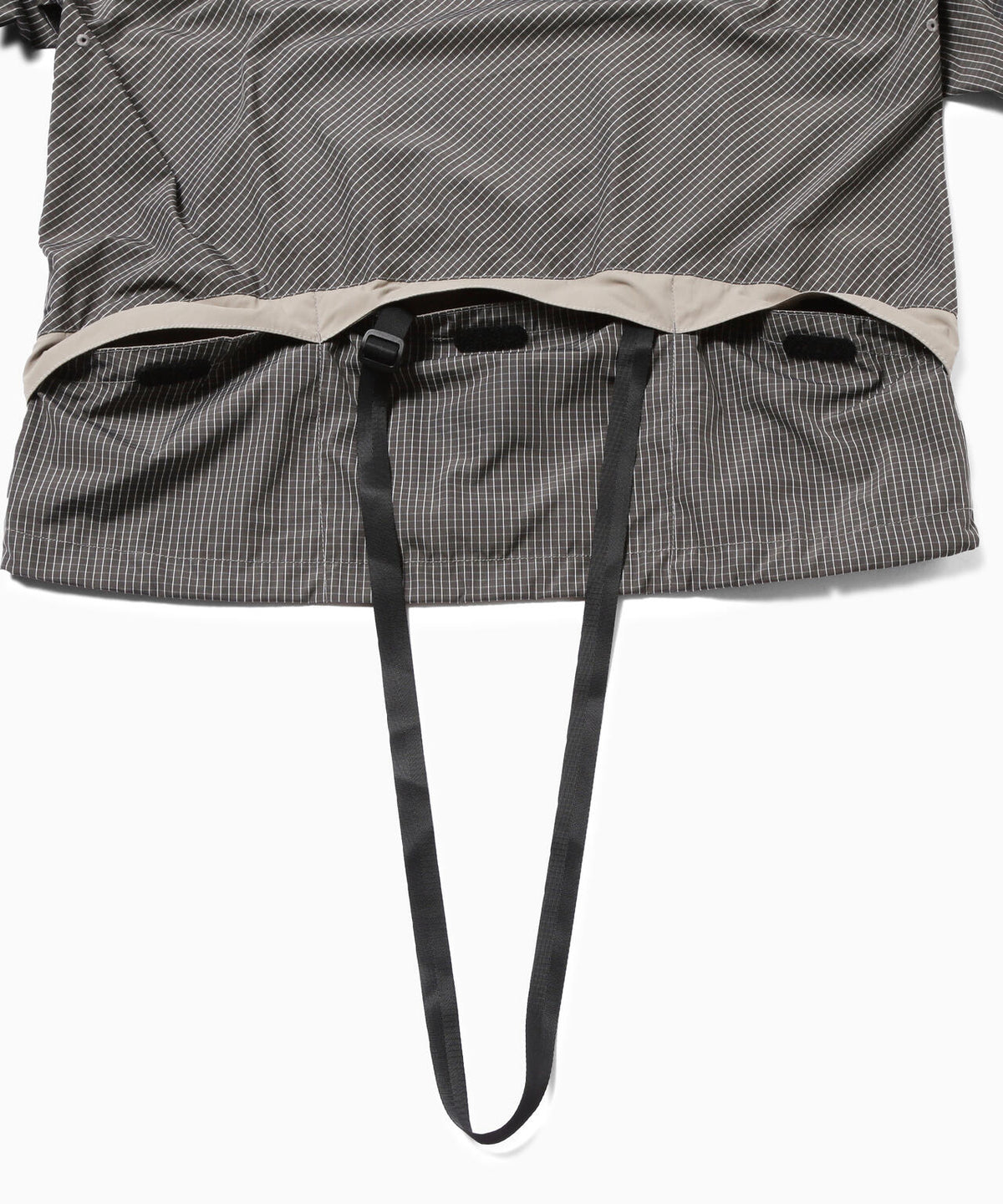 and wander x Brompton reflective rip hoodie