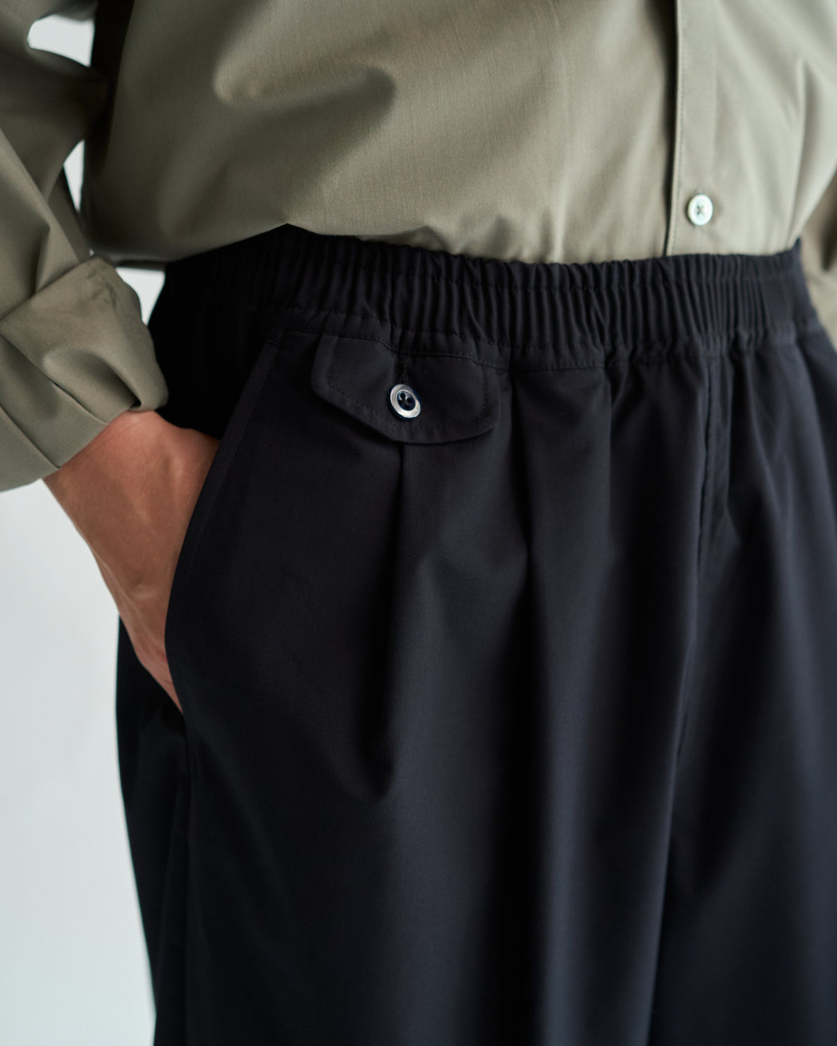 FreshService AIR POPLIN TWO TUCK EASY PANTS