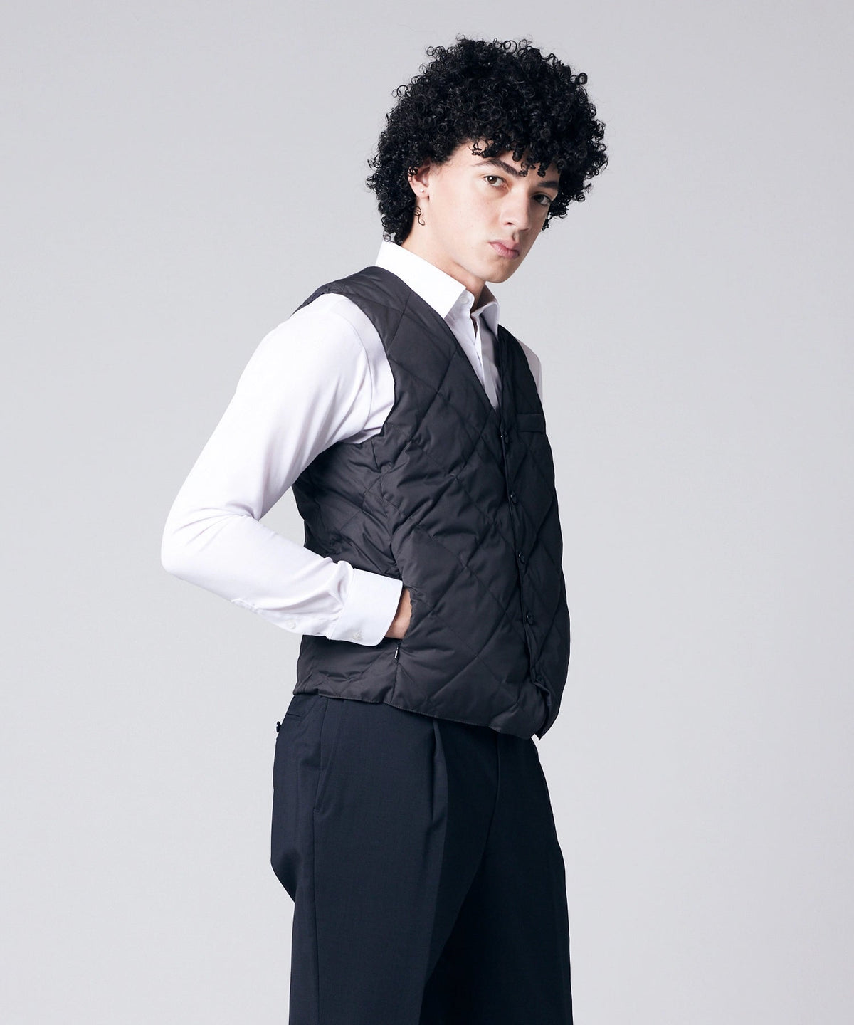 TAION City Line Reversible Single-Button Down Vest
