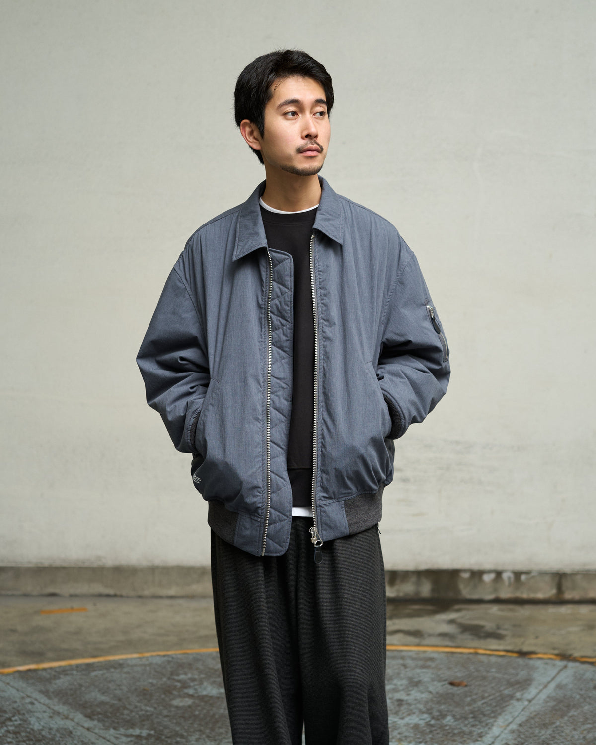 FreshService TACTICAL WOOL BOMBER JACKET