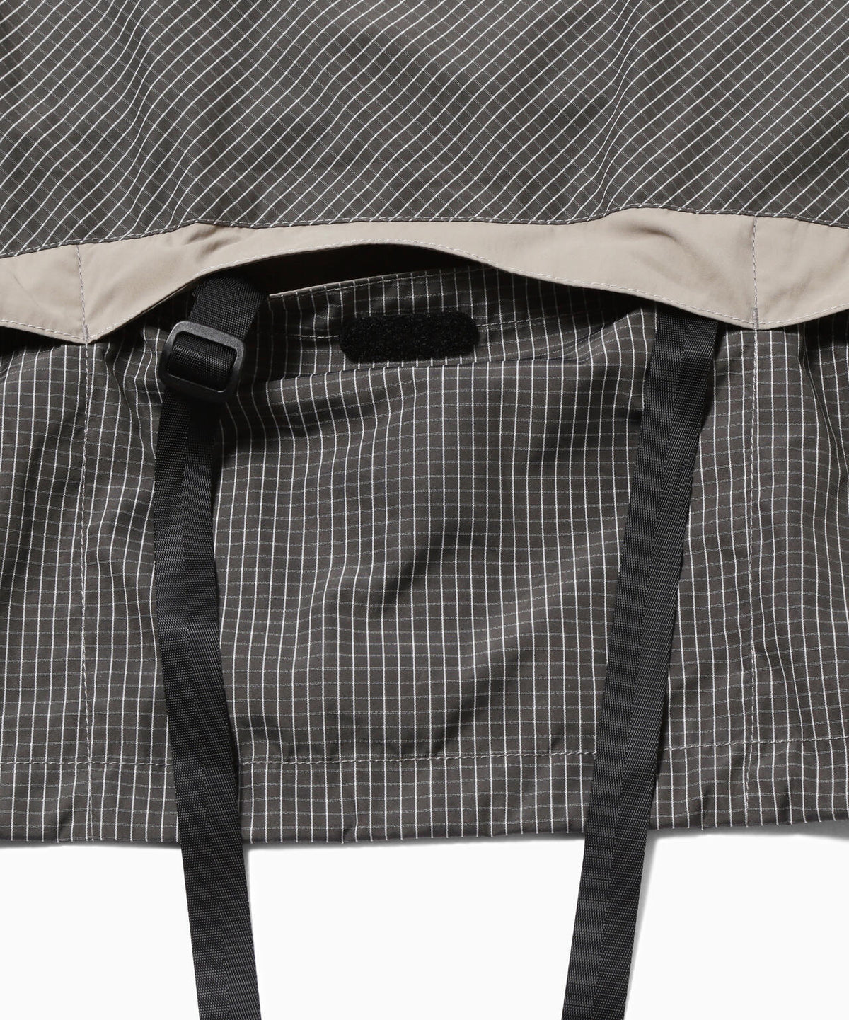 and wander x Brompton reflective rip hoodie