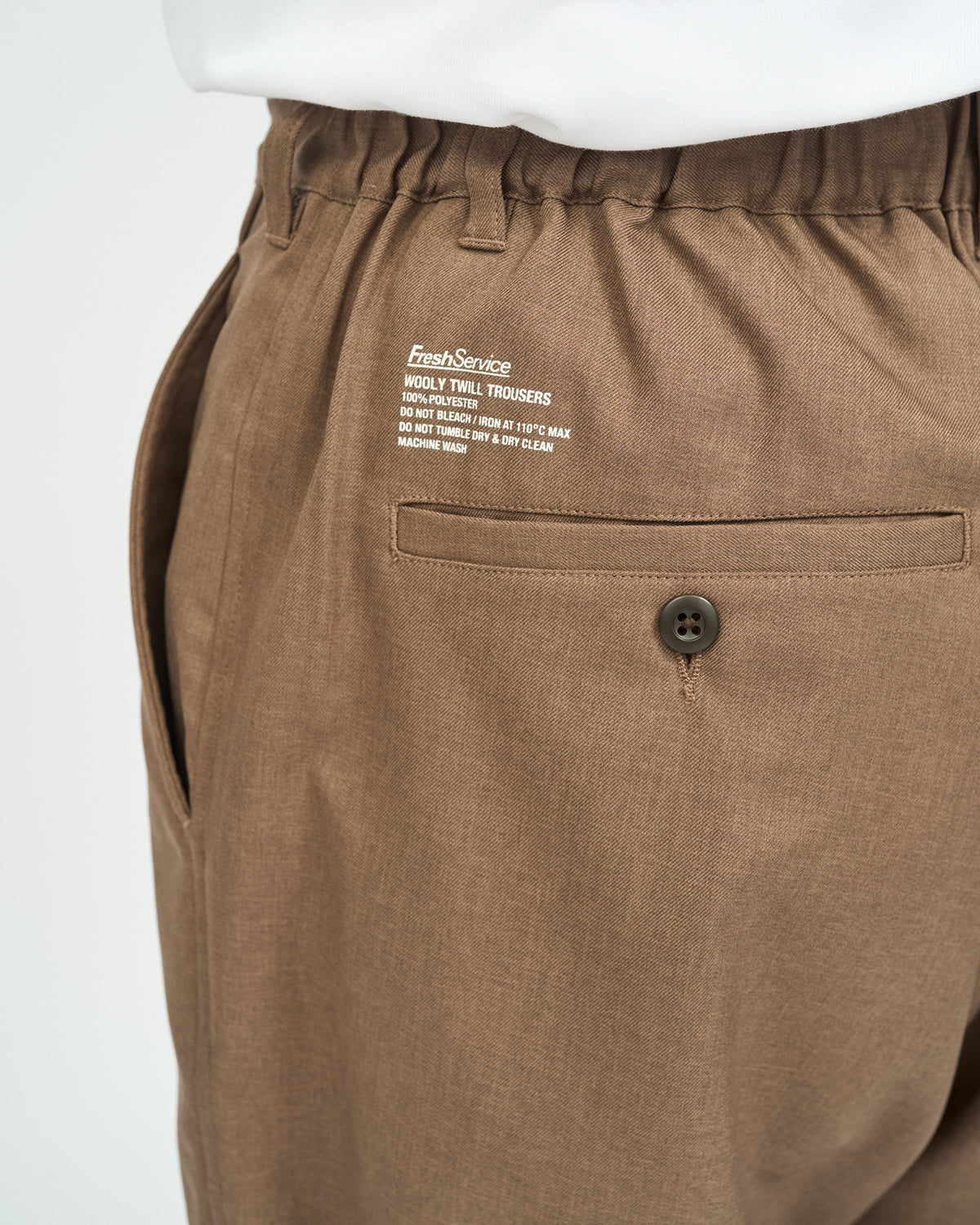 FreshService WOOLY TWILL TROUSERS