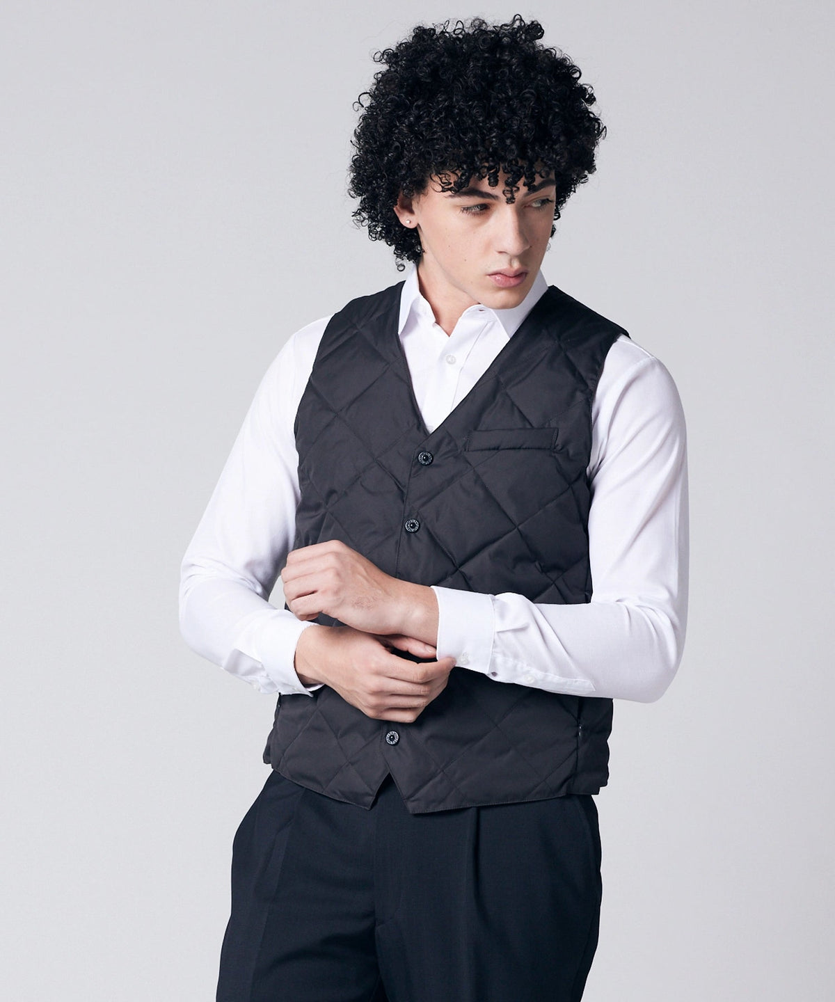TAION City Line Reversible Single-Button Down Vest
