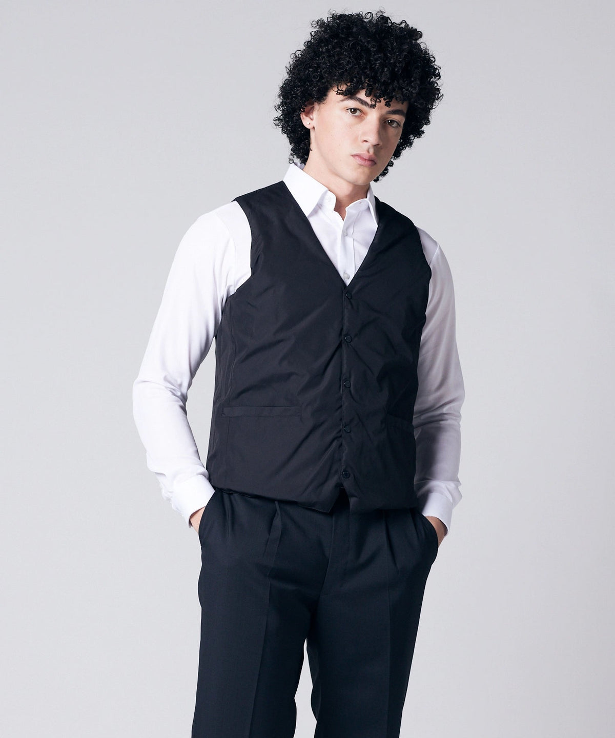 TAION City Line Reversible Single-Button Down Vest