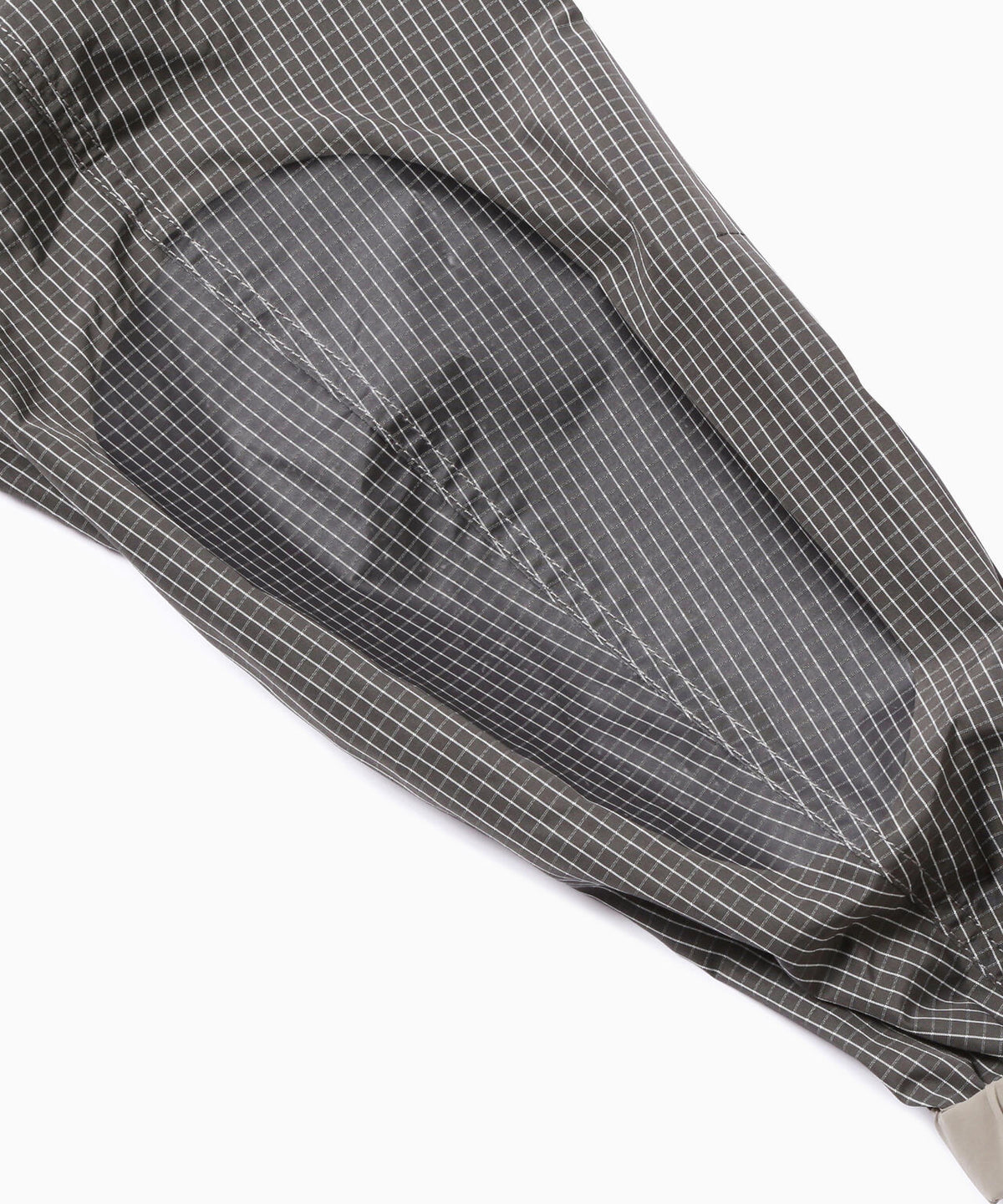 and wander x Brompton reflective rip hoodie