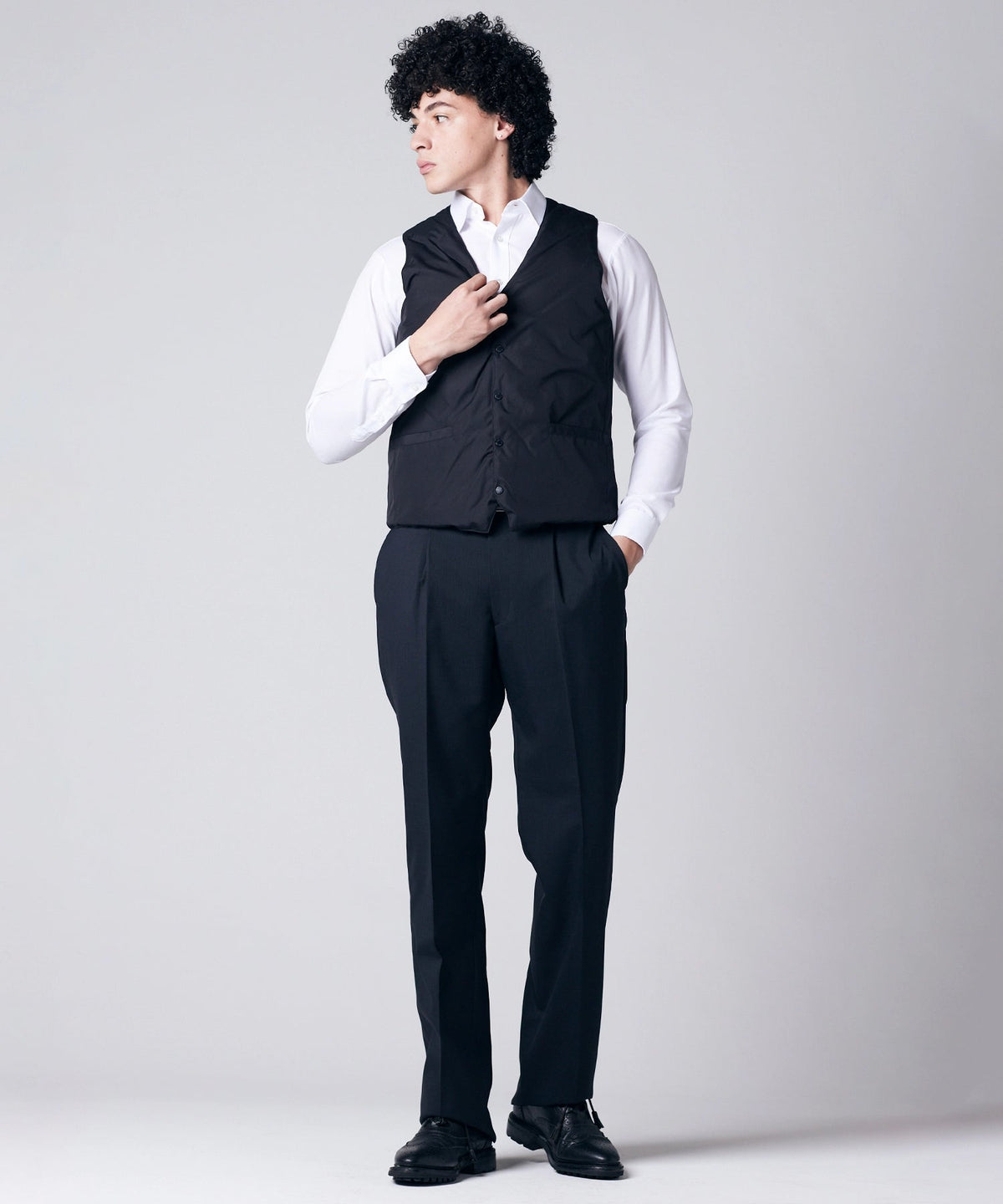 TAION City Line Reversible Single-Button Down Vest