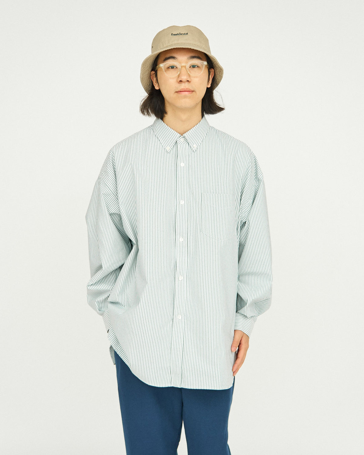 FreshService DRY OXFORD CORPORATE L/S B.D. SHIRT