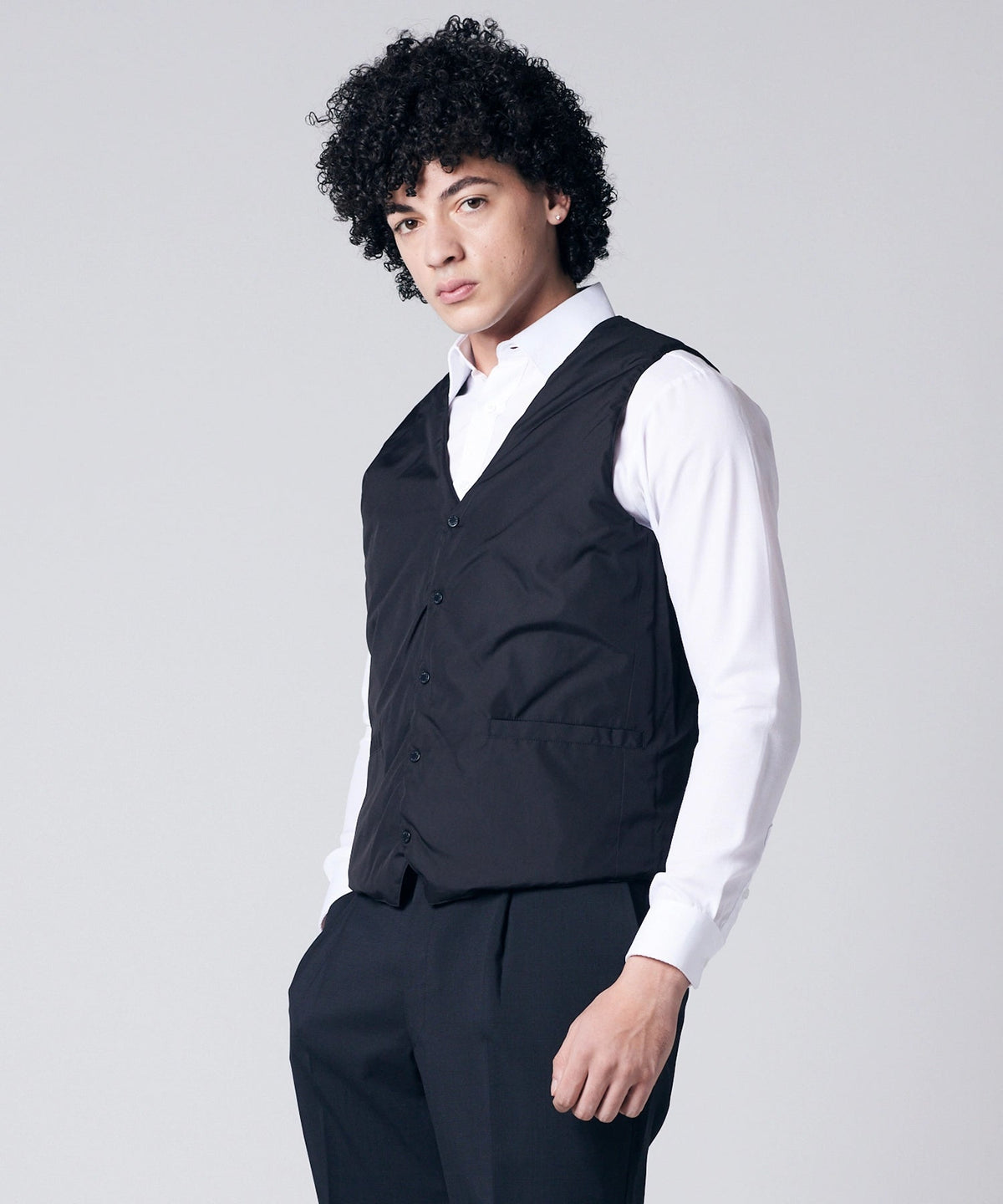 TAION City Line Reversible Single-Button Down Vest