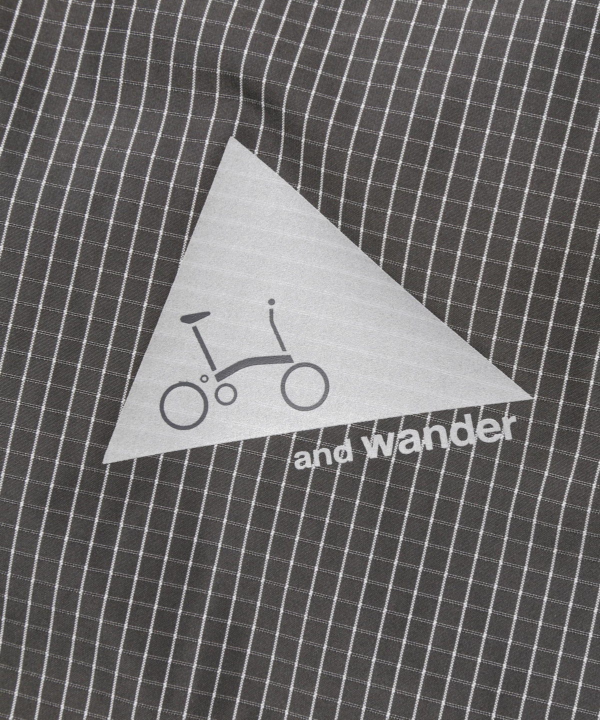 and wander x Brompton reflective rip hoodie