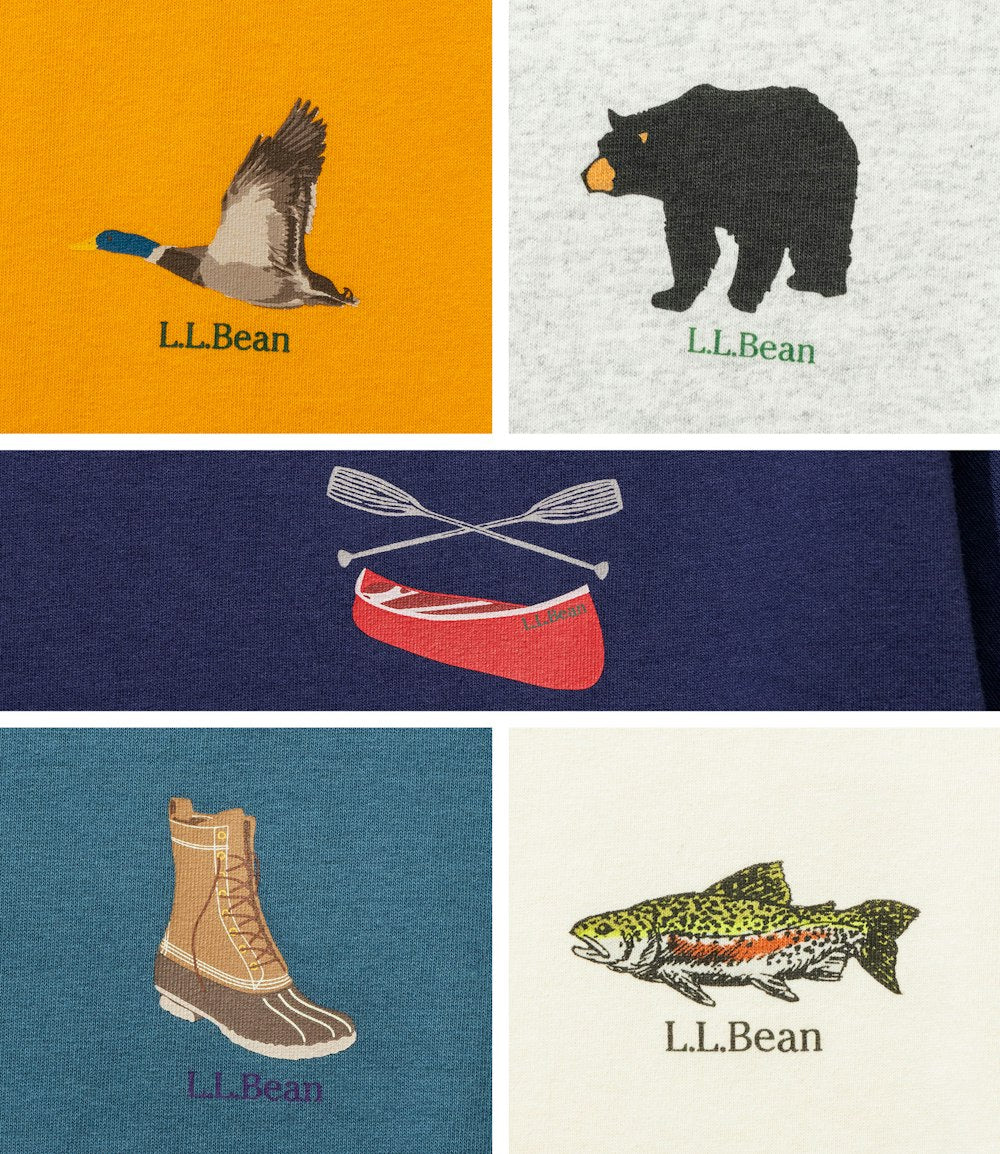L.L.Bean JAPAN EDITION Morrill Short-Sleeve Chest Graphic Tee